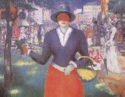 Kasimir Malevich Flower Girl oil painting on canvas